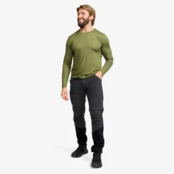 Mission Long-sleeved T-shirt Herren Cypress