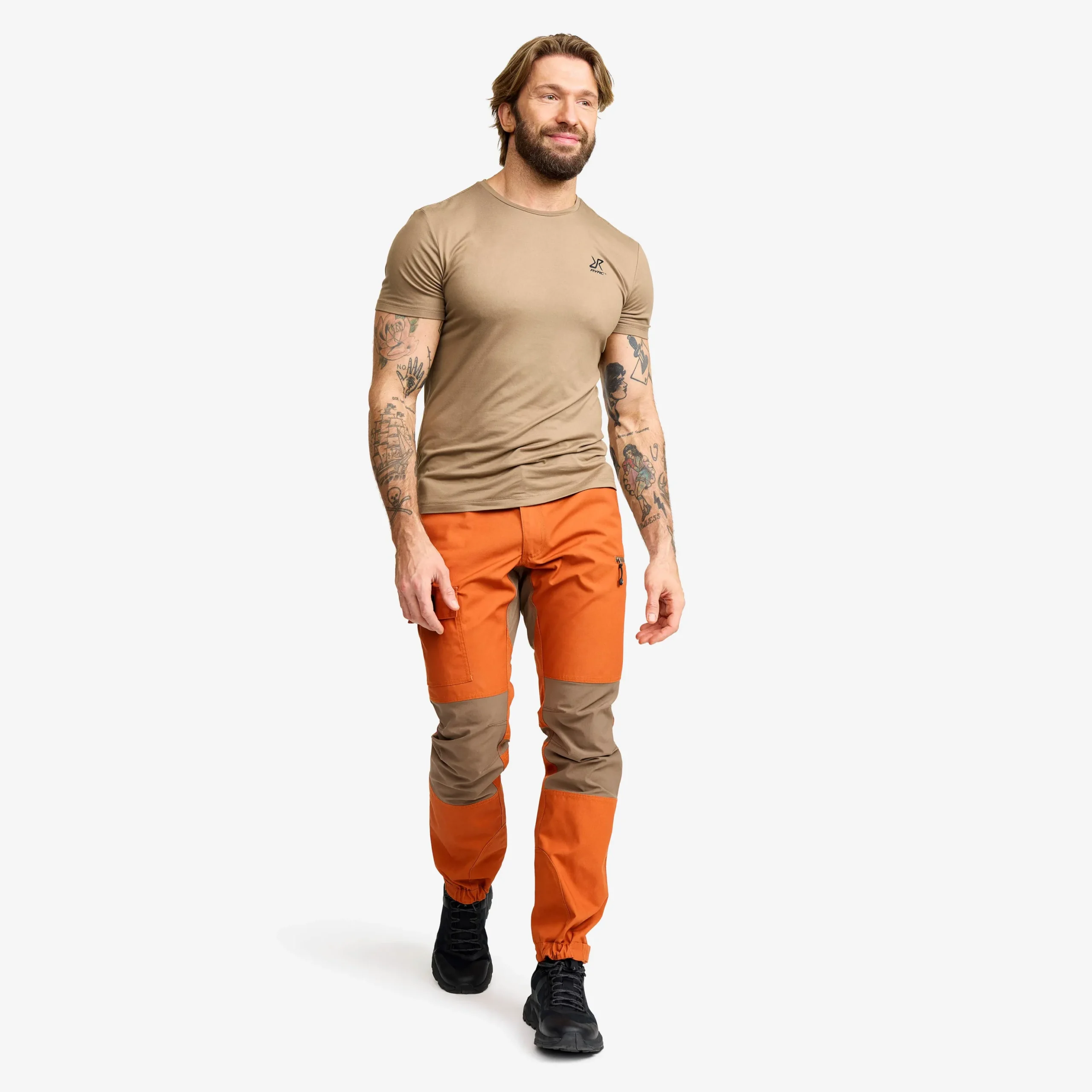 Mission Slim Fit T-shirt Herren Brindle