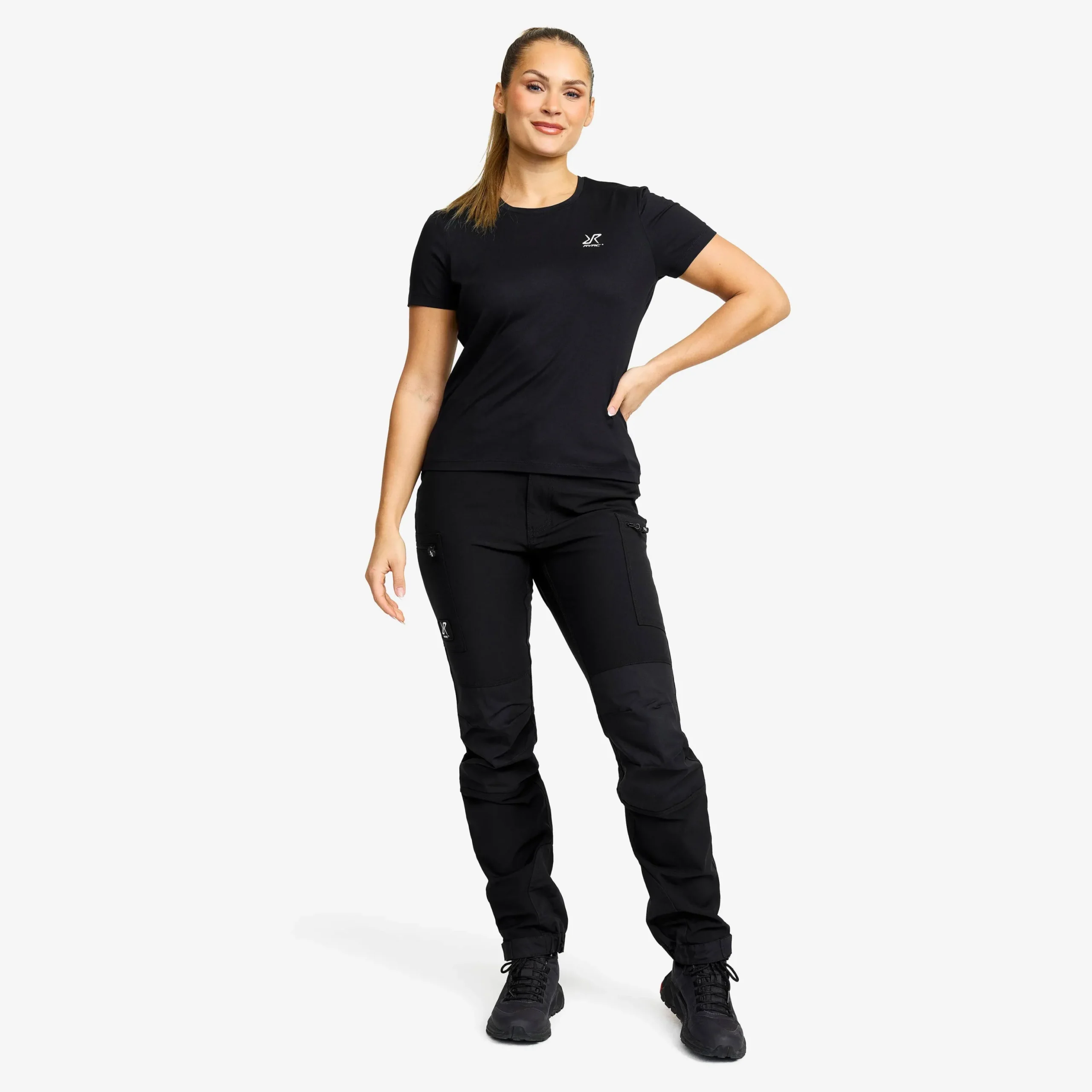 Mission T-shirt Damen Black