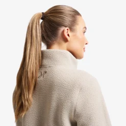Moss Pile Fleece Jacket Damen Aluminium