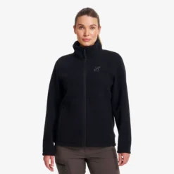 Moss Pile Fleece Jacket Damen Black