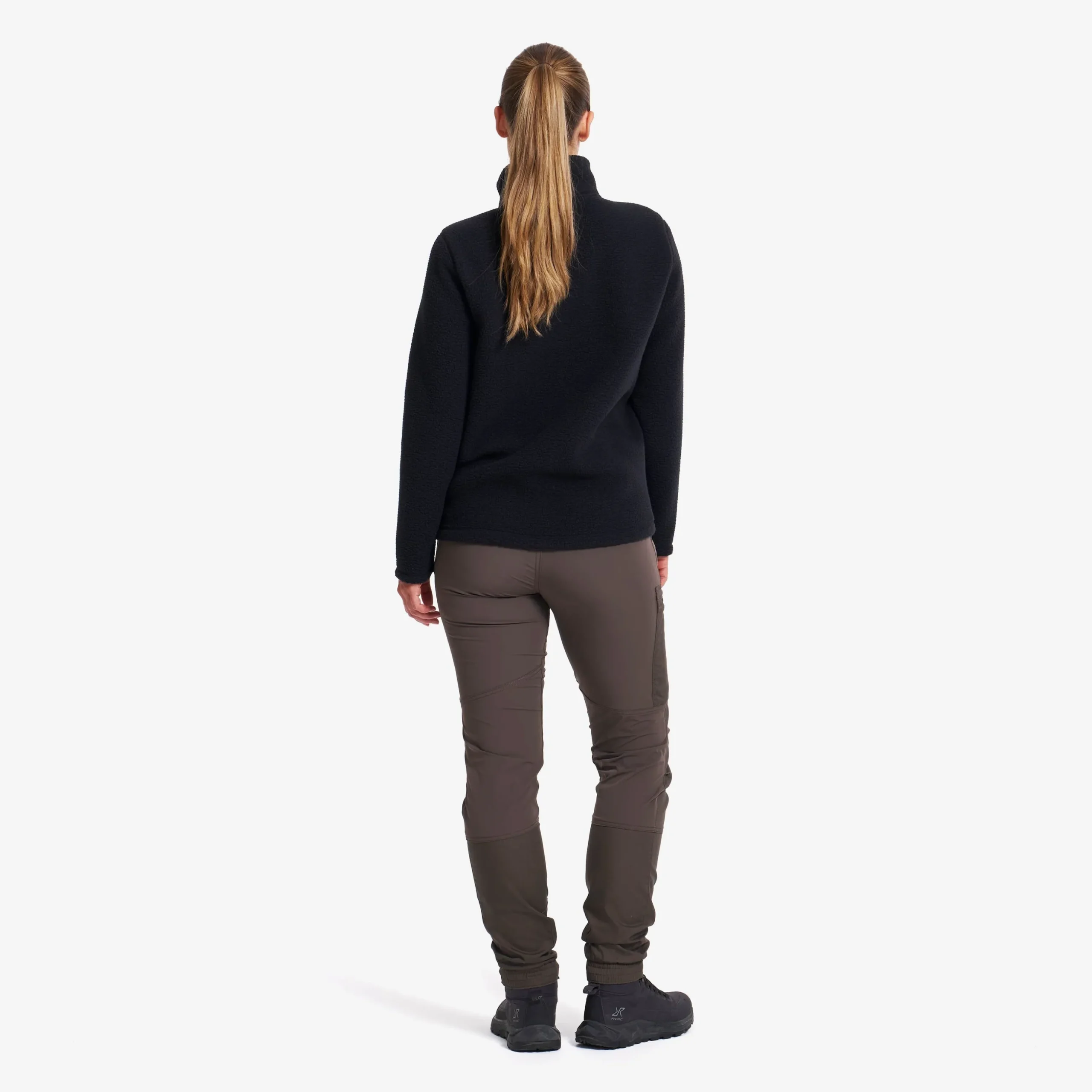 Moss Pile Fleece Jacket Damen Black