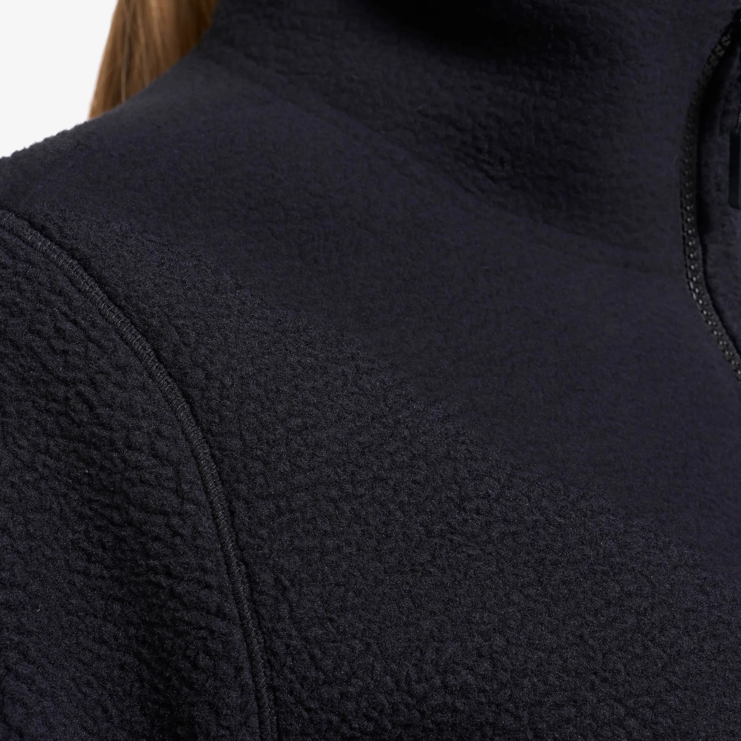 Moss Pile Fleece Jacket Damen Black
