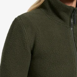 Moss Pile Fleece Jacket Damen Forest Night