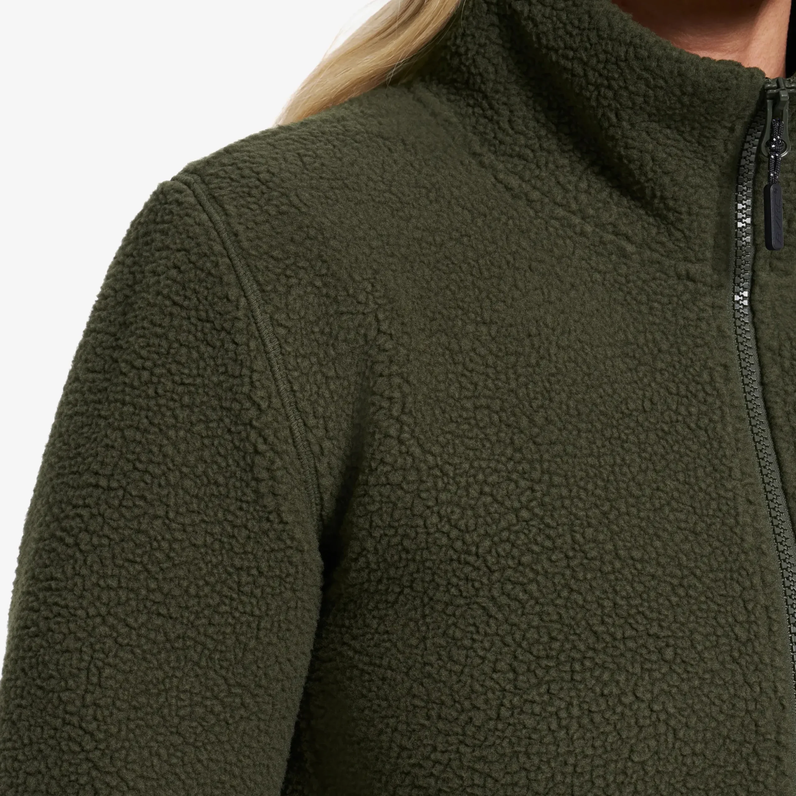 Moss Pile Fleece Jacket Damen Forest Night