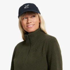 Moss Pile Fleece Jacket Damen Forest Night