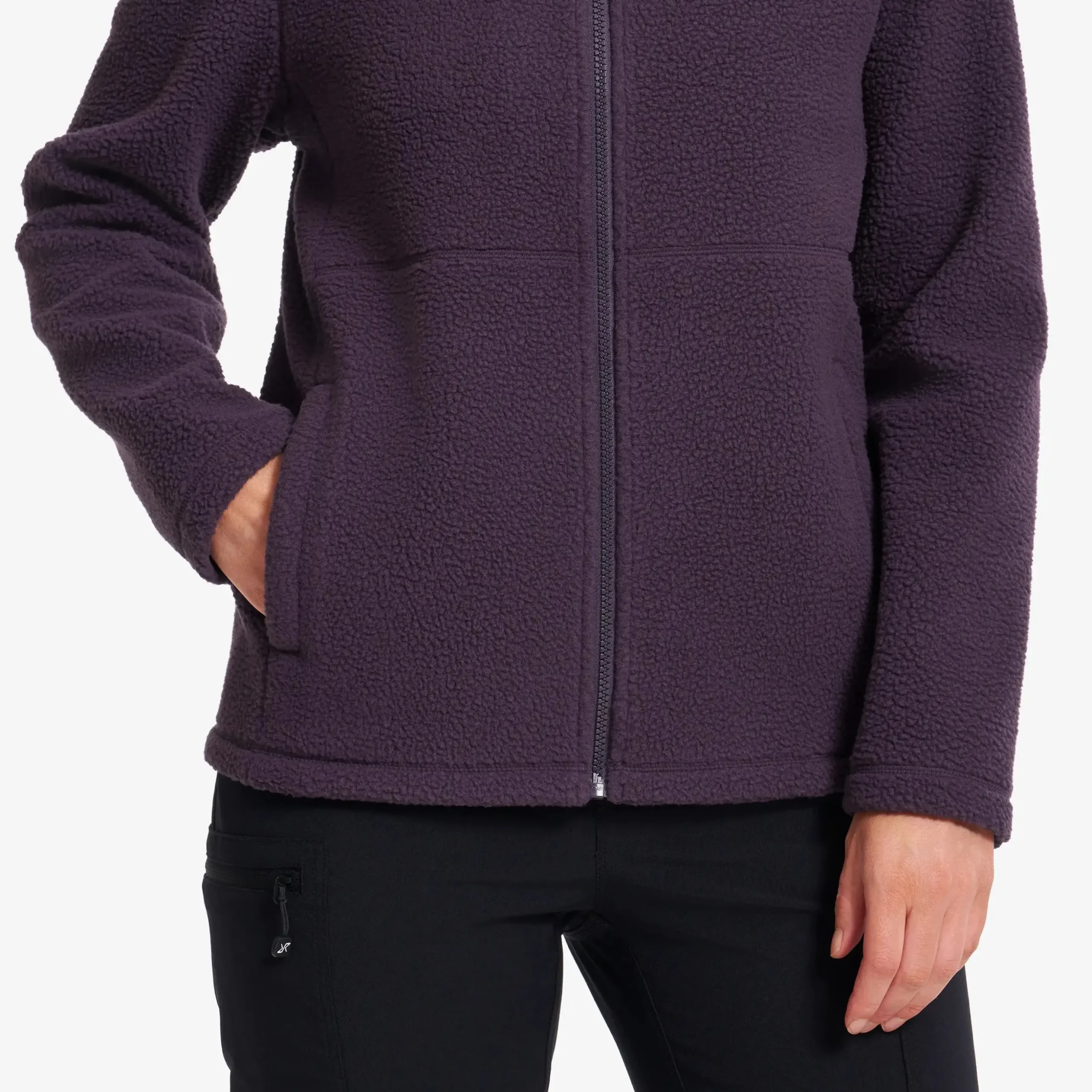 Moss Pile Fleece Jacket Damen Nightshade
