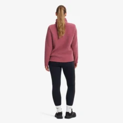 Moss Pile Fleece Jacket Damen Vintage Rose