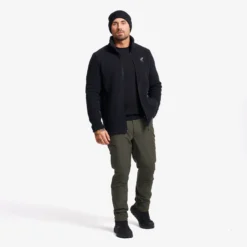 Moss Pile Fleece Jacket Herren Black