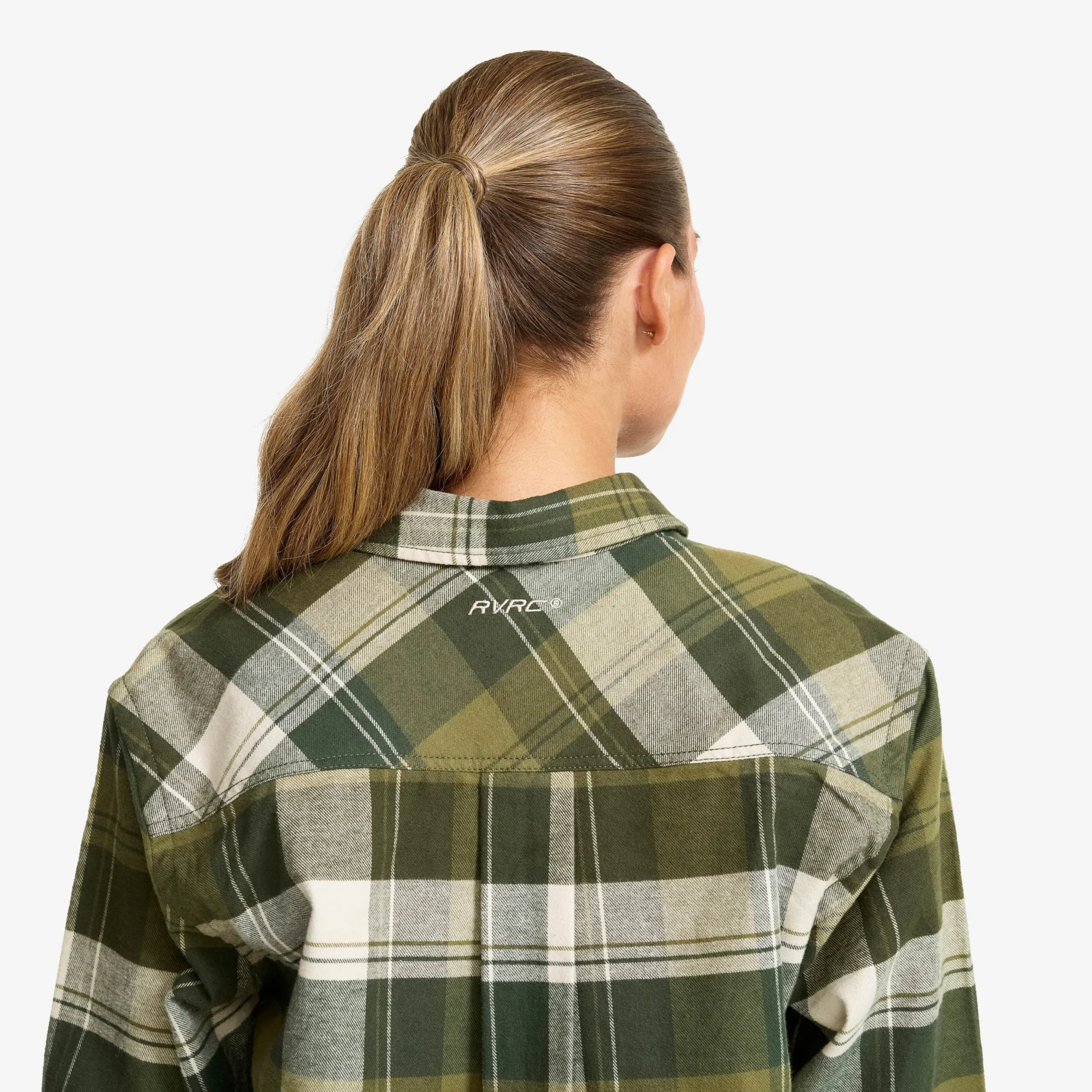 Nevada Flannel Shirt Damen Rosin Green/Peyote