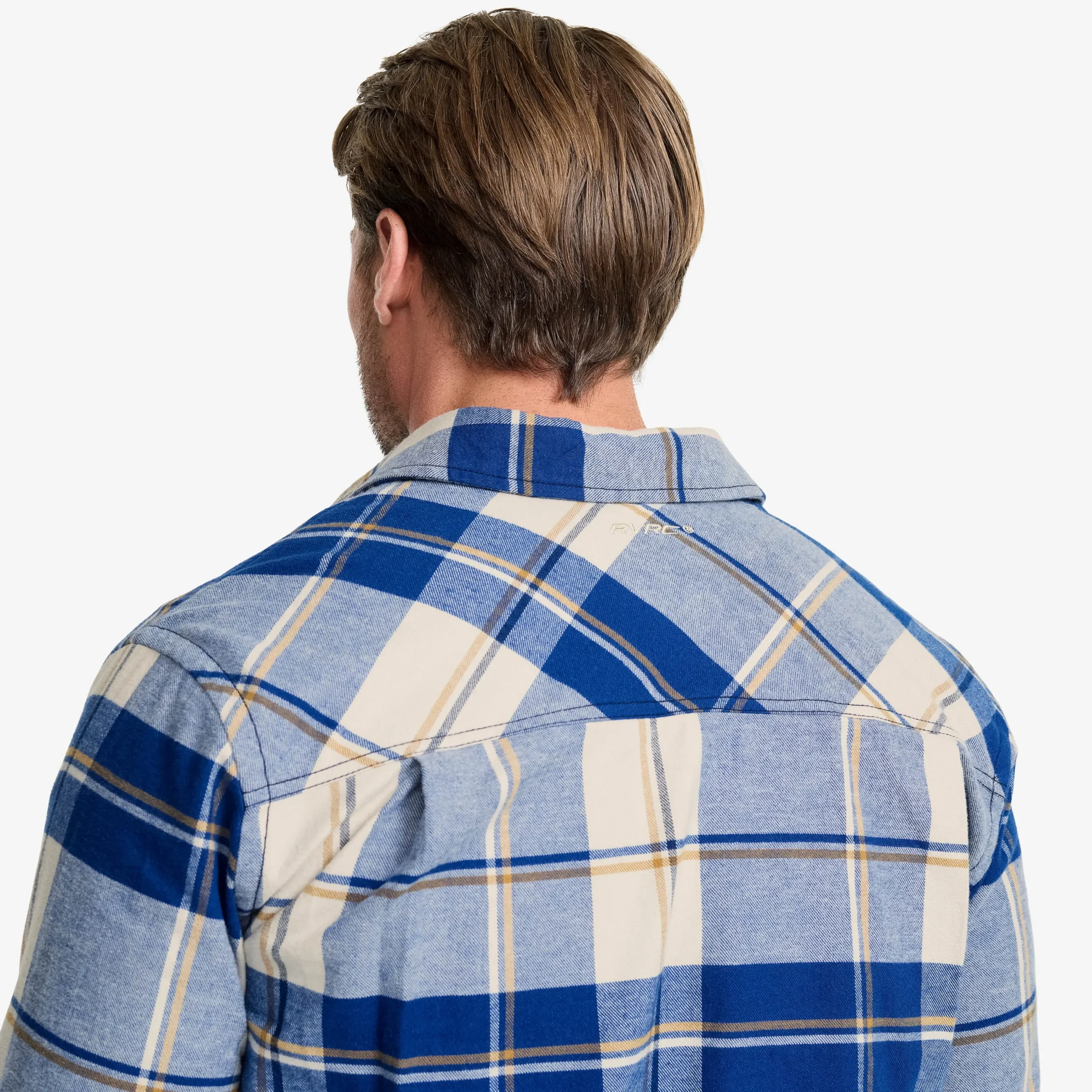 Nevada Flannel Shirt Herren Dark Blue/Oatmeal