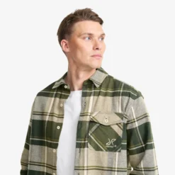 Nevada Flannel Shirt Herren Rosin Green/Peyote