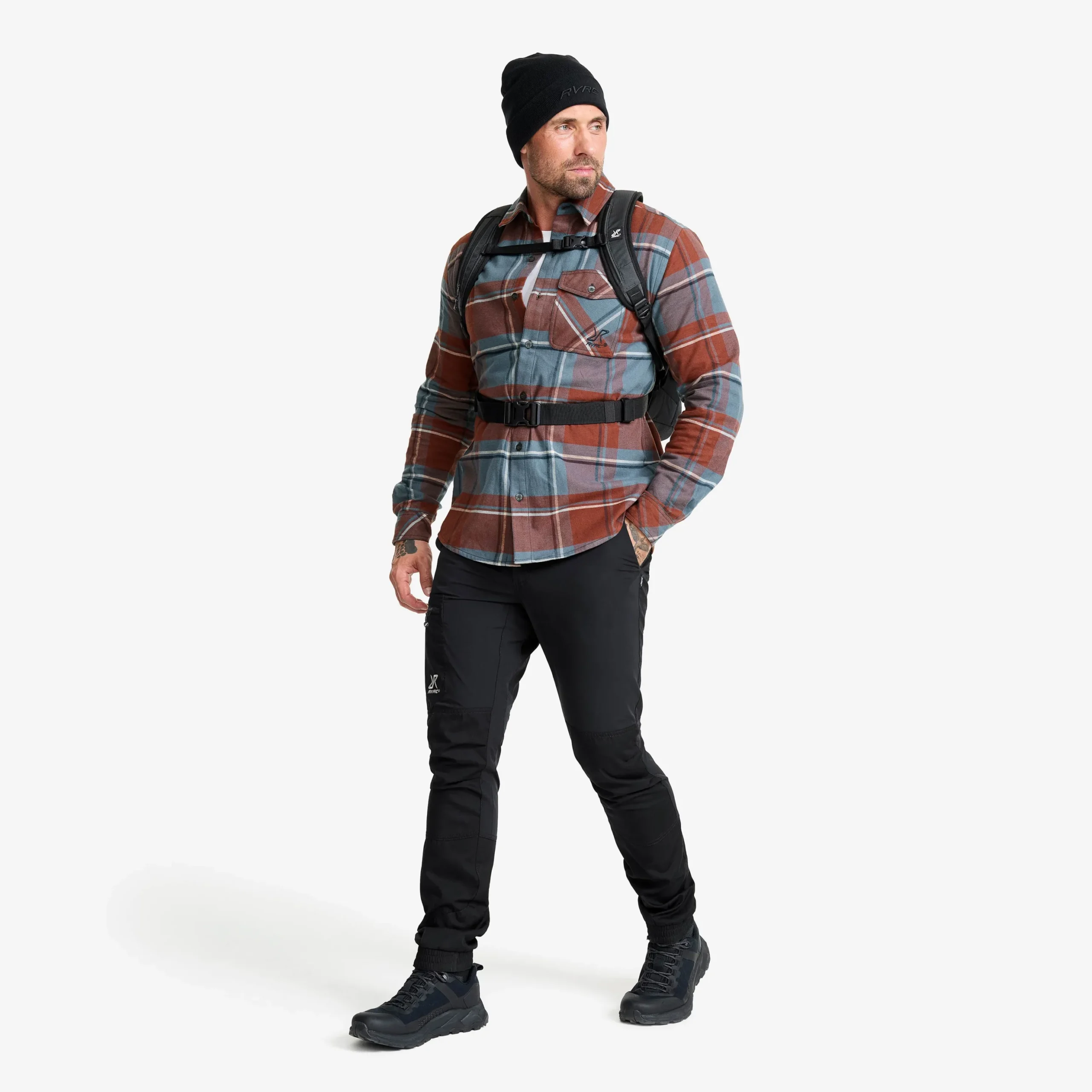 Nevada Flannel Shirt Herren Rusty Walnut/Stormy Weather