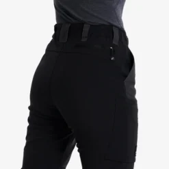 Nordwand Curved Stretch High-waist Pants Damen Anthracite/Black