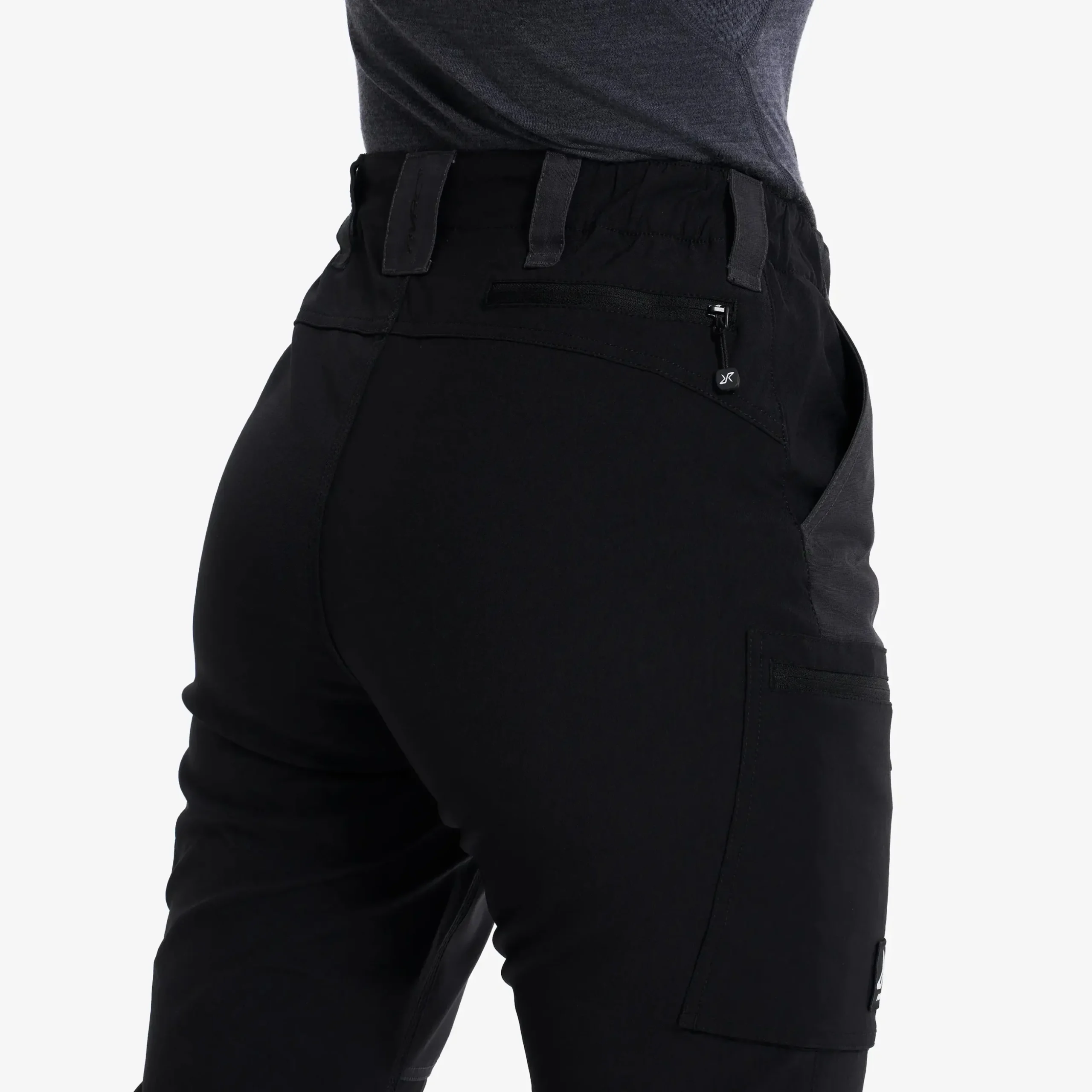 Nordwand Curved Stretch High-waist Pants Damen Anthracite/Black