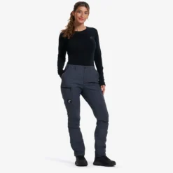 Nordwand Curved Stretch High-waist Pants Damen India Ink
