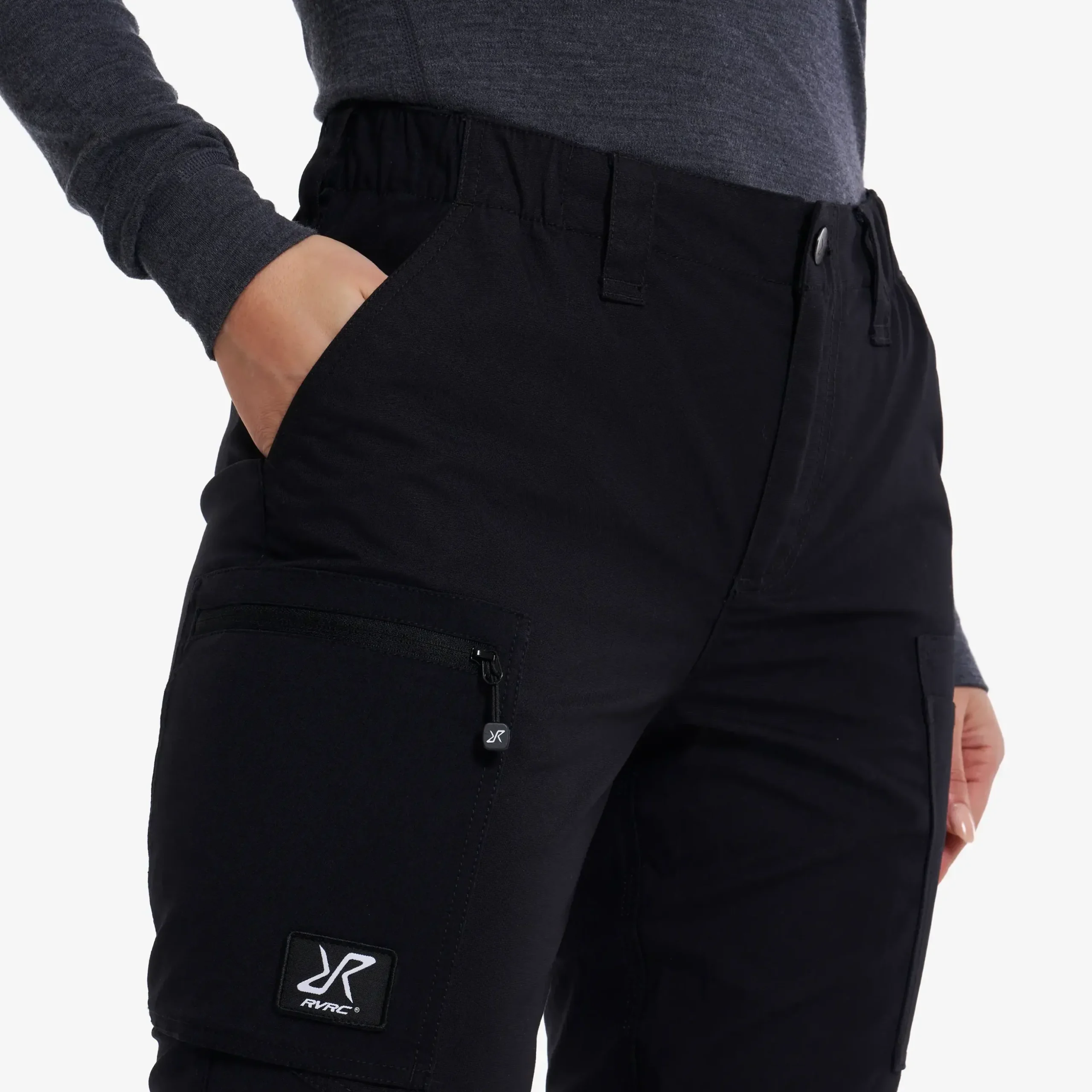 Nordwand Curved Stretch High-waist Pants Damen Black