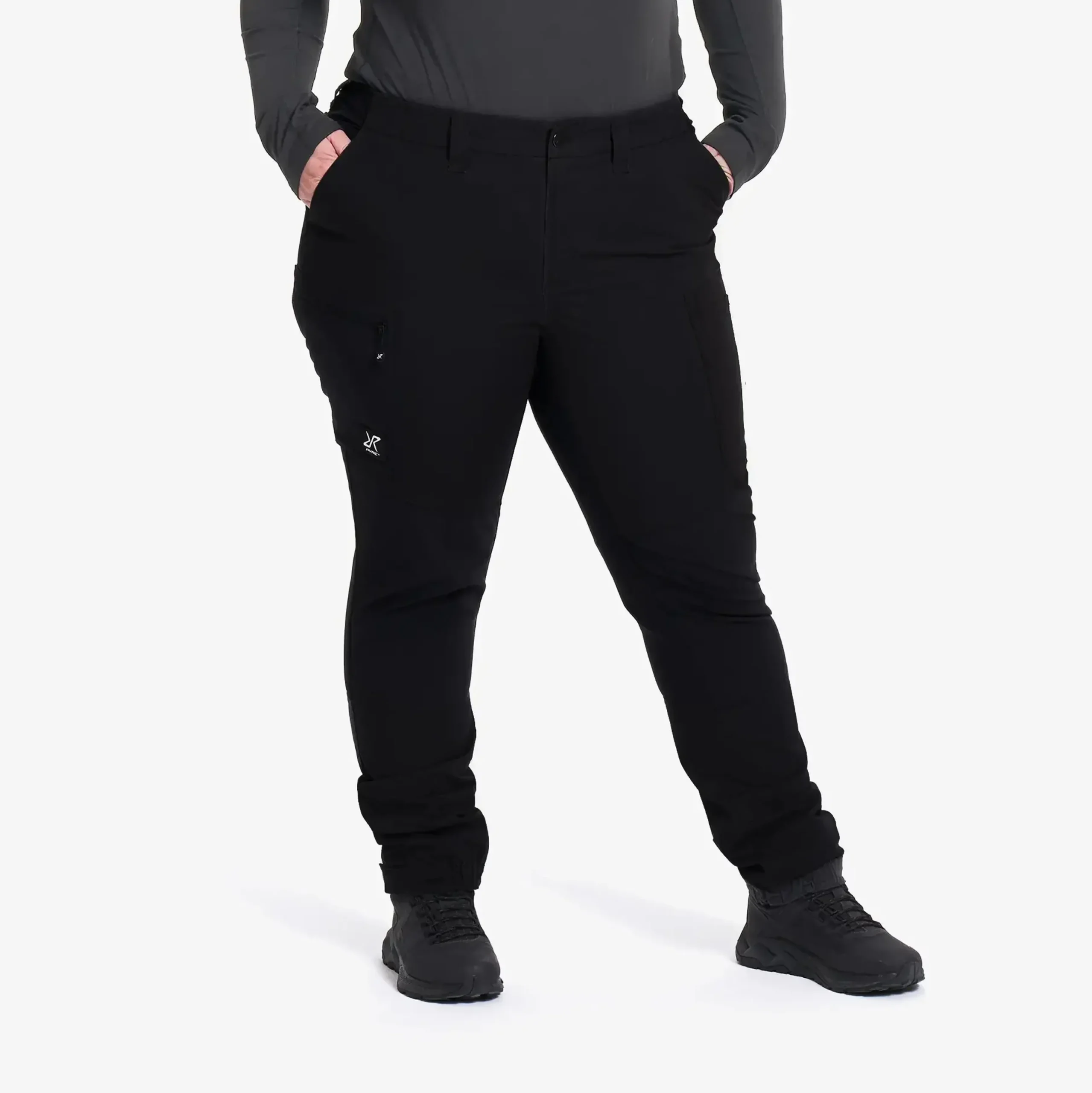 Nordwand Curved Stretch High-waist Pants Damen Black