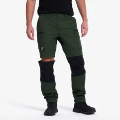 Nordwand Pro Zip-off Pants Herren Forest Green/Black