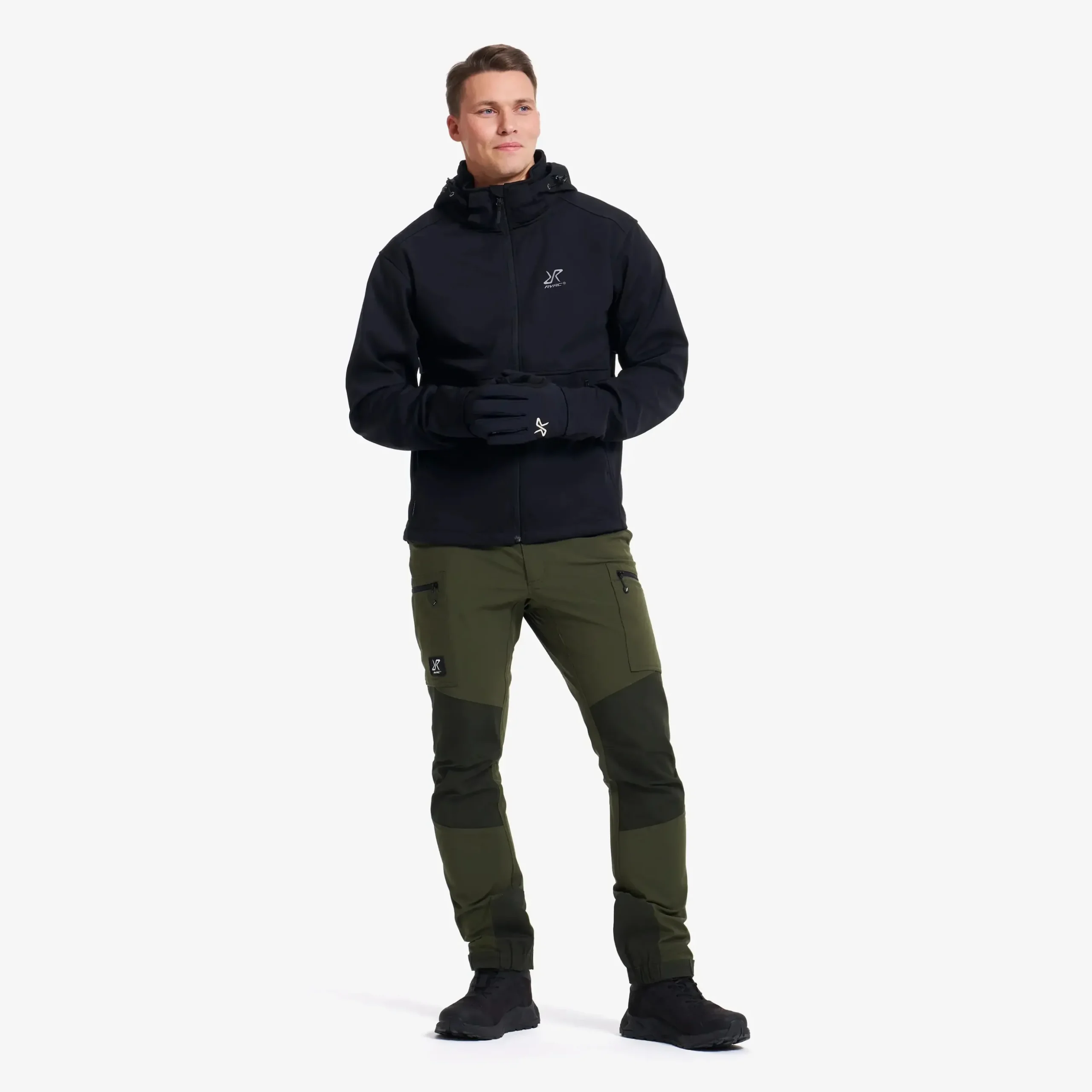 Nordwand Stretch Pants Herren Forest Night/Rosin Green