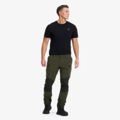 Nordwand Stretch Pants Herren Forest Night/Rosin Green