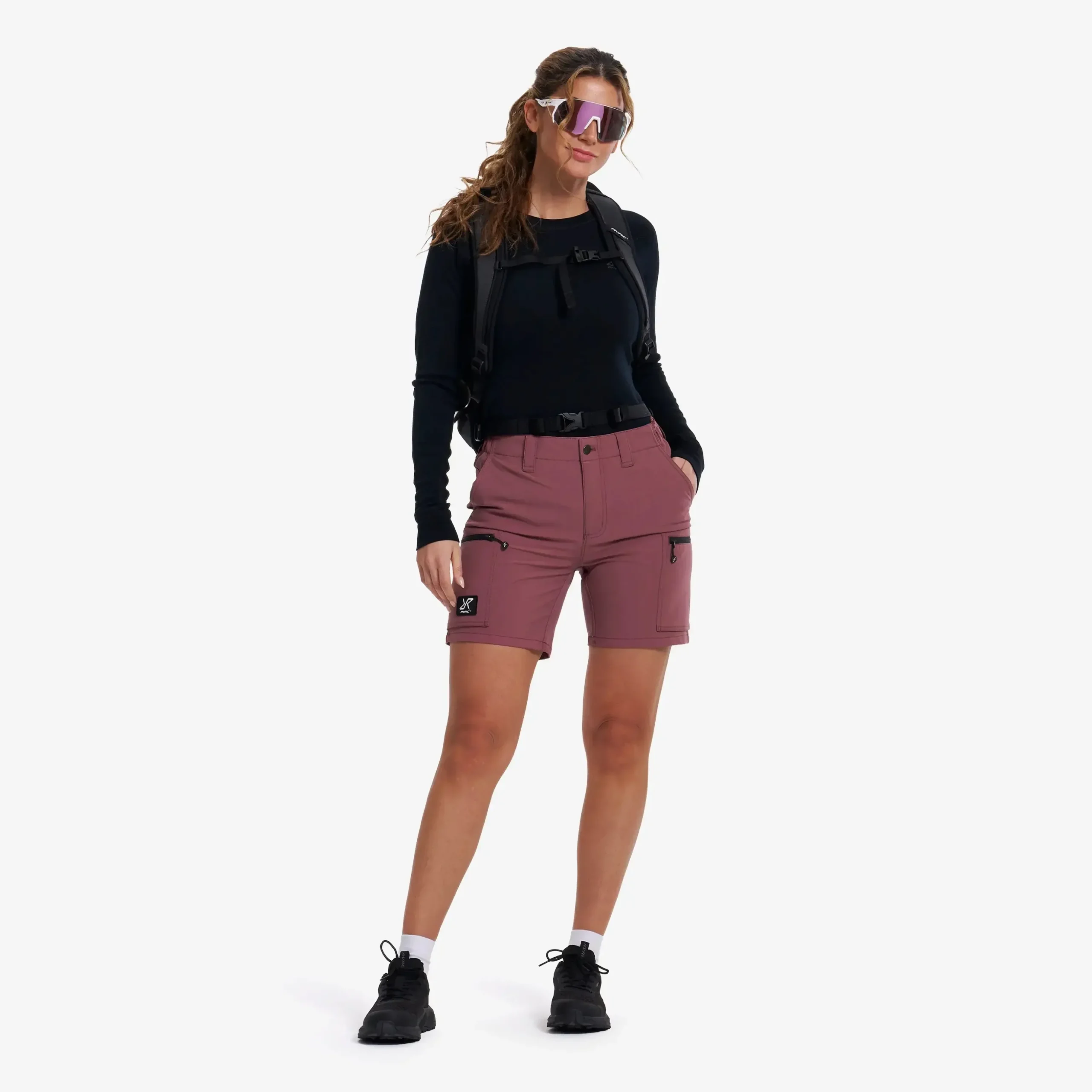 Nordwand Stretch Shorts Damen Vintage Rose