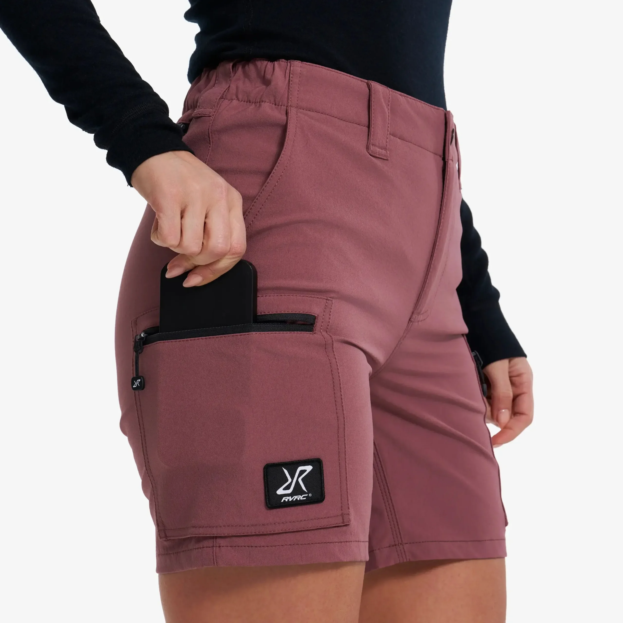Nordwand Stretch Shorts Damen Vintage Rose