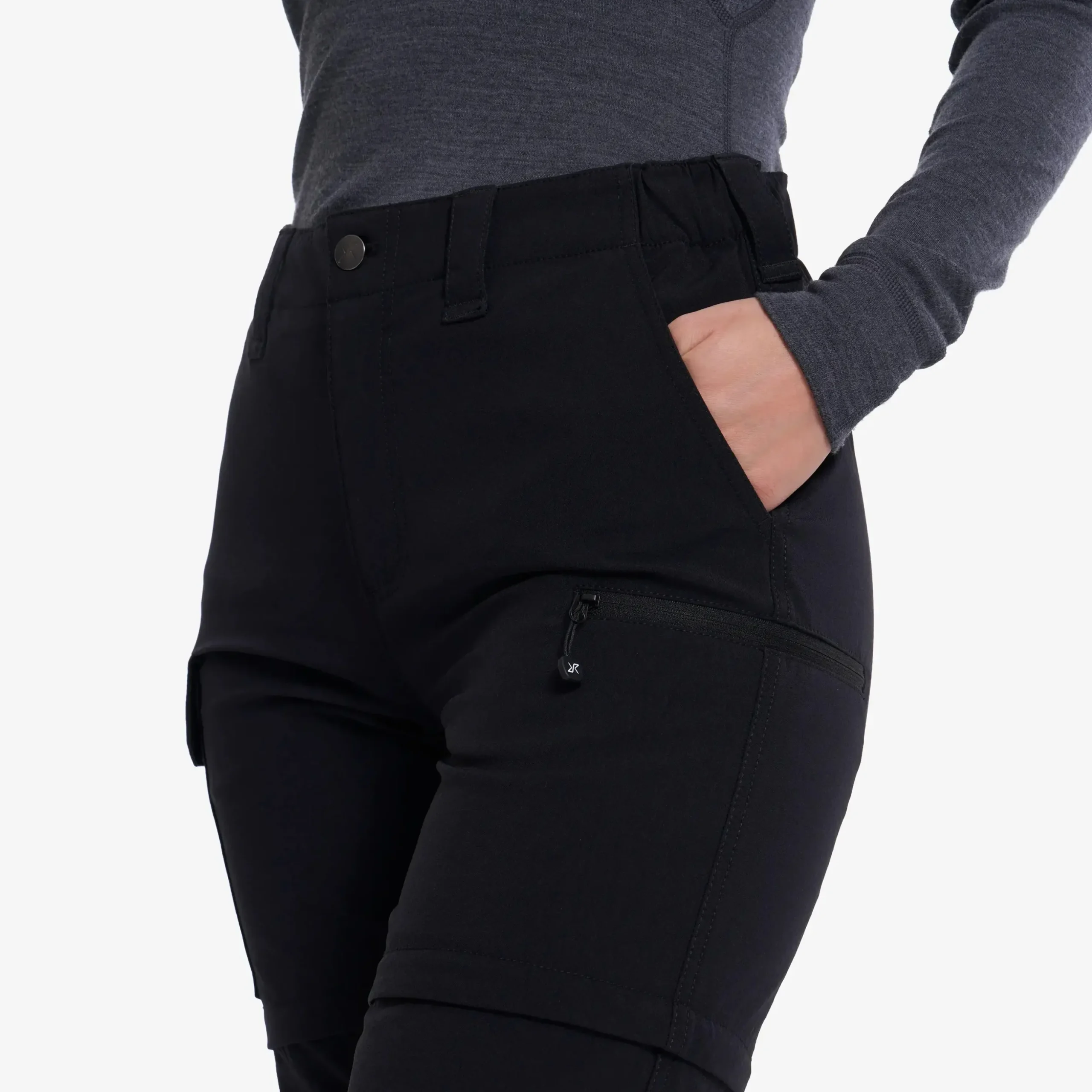 Nordwand Stretch Zip-off Pants Damen Black