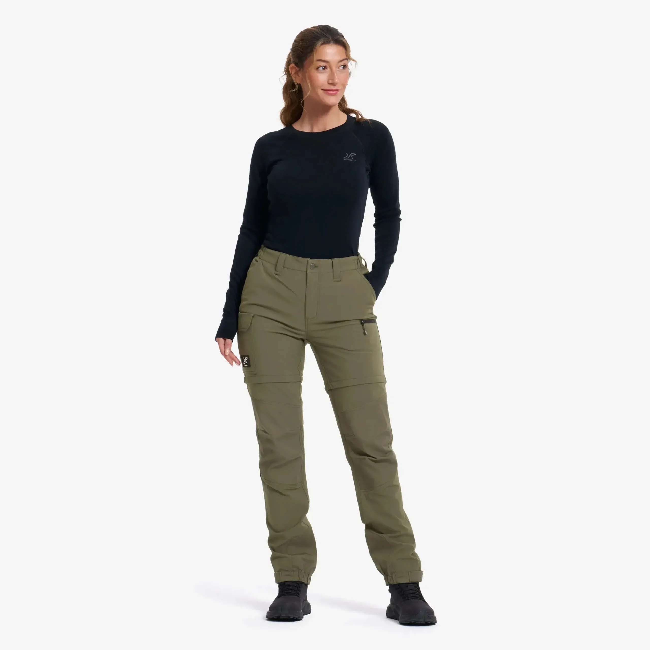 Nordwand Stretch Zip-off Pants Damen Grape Leaf