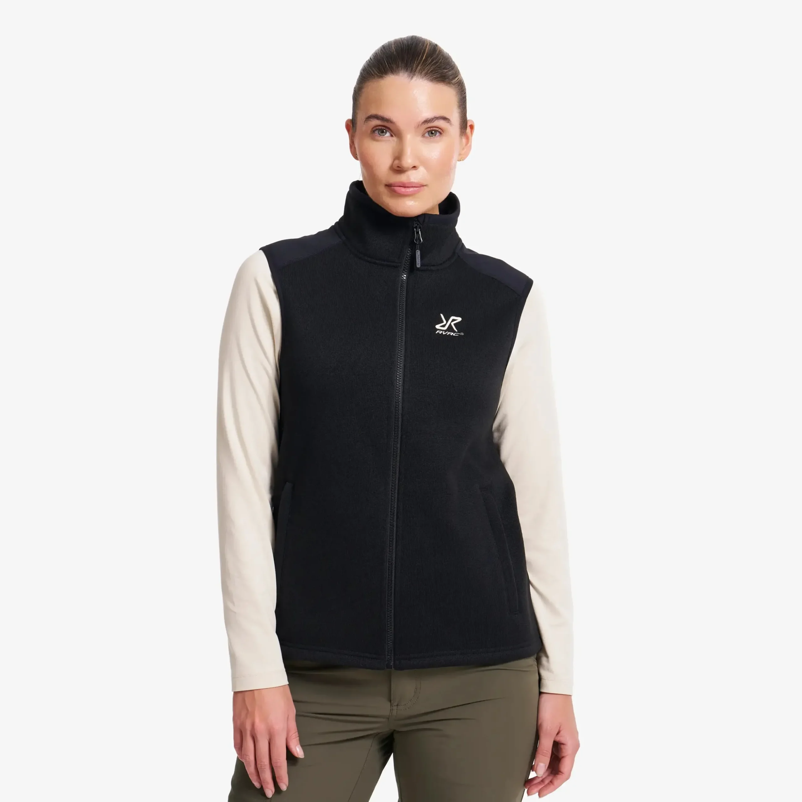 Northbound Fleece Vest Damen Black