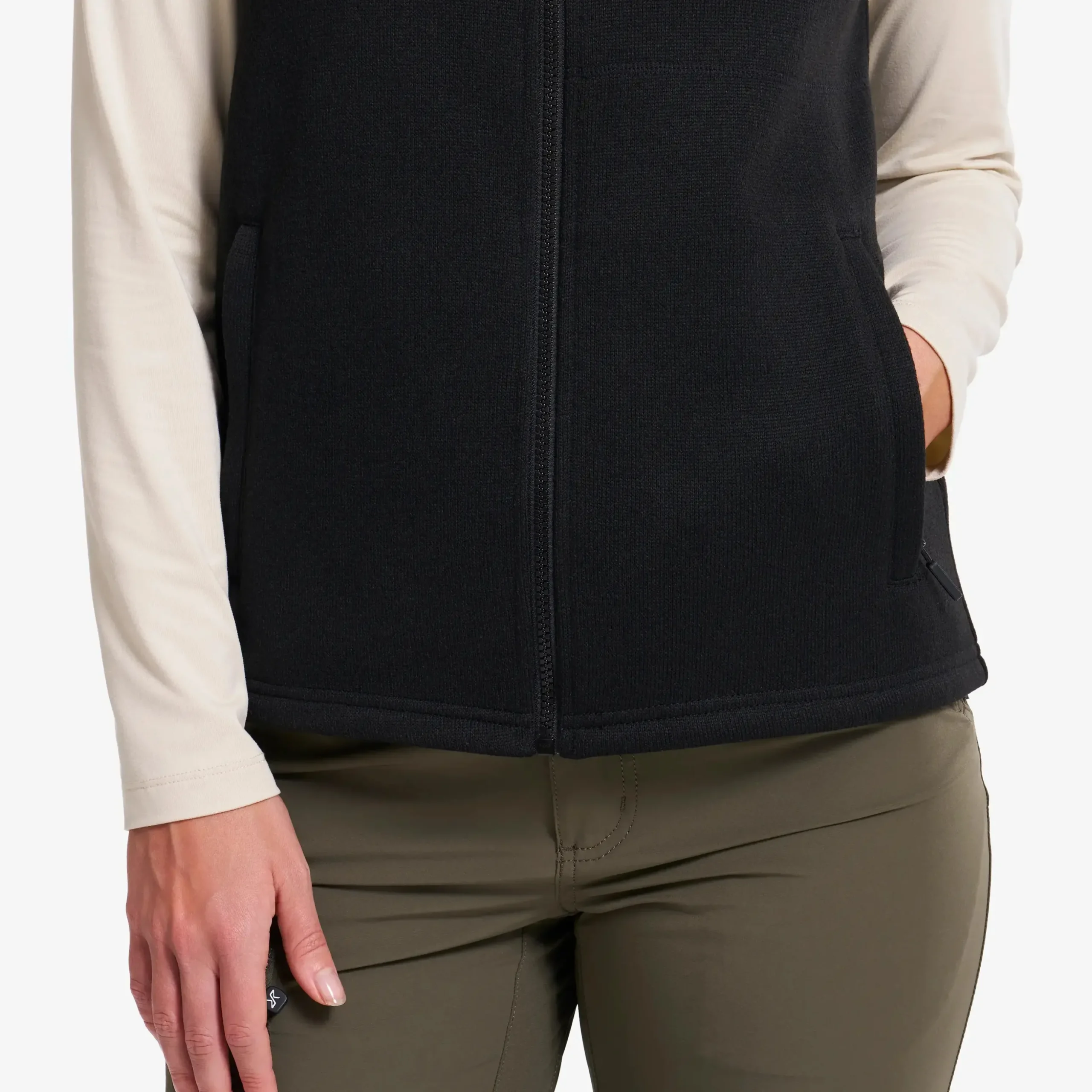 Northbound Fleece Vest Damen Black