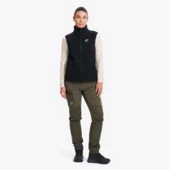 Northbound Fleece Vest Damen Black