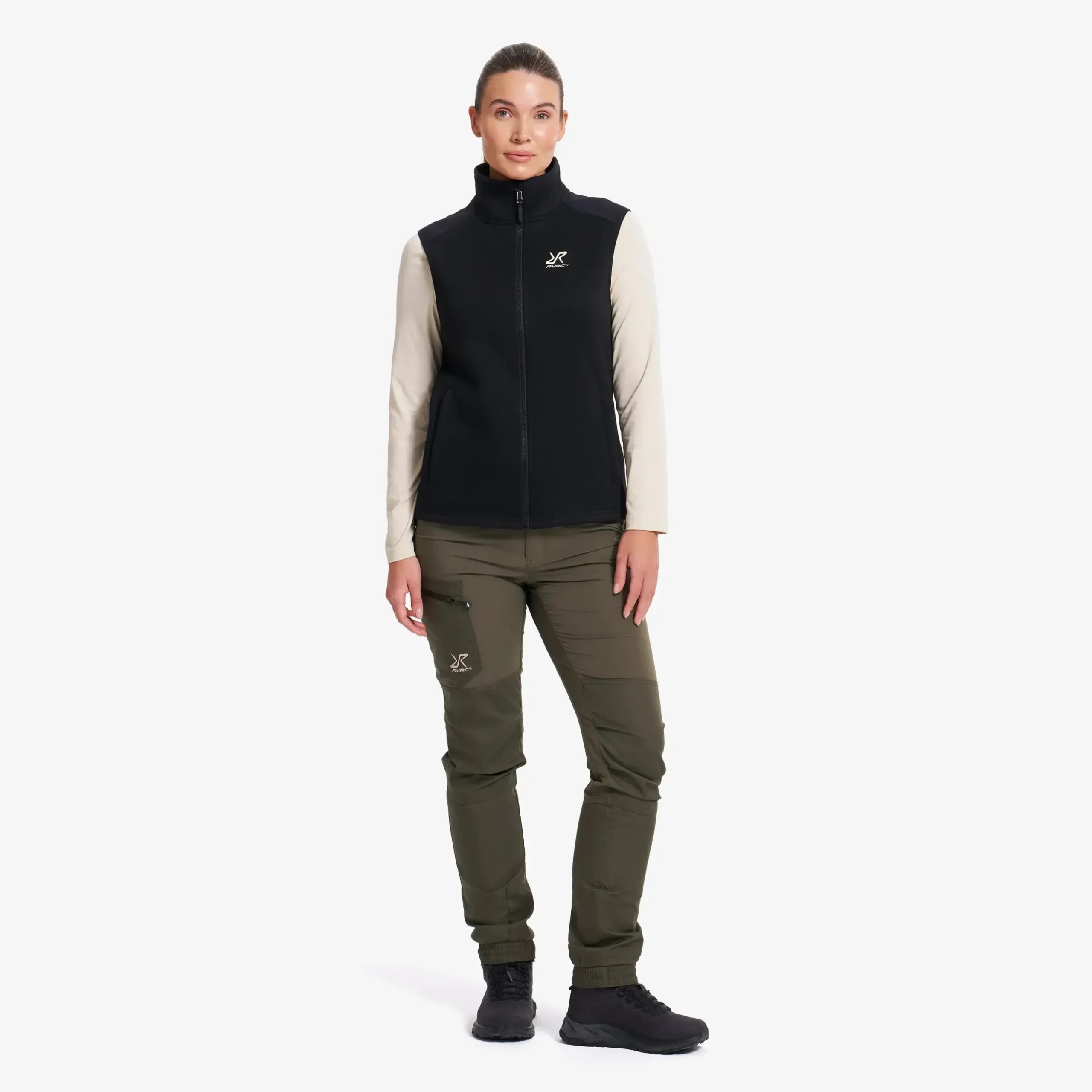 Northbound Fleece Vest Damen Black