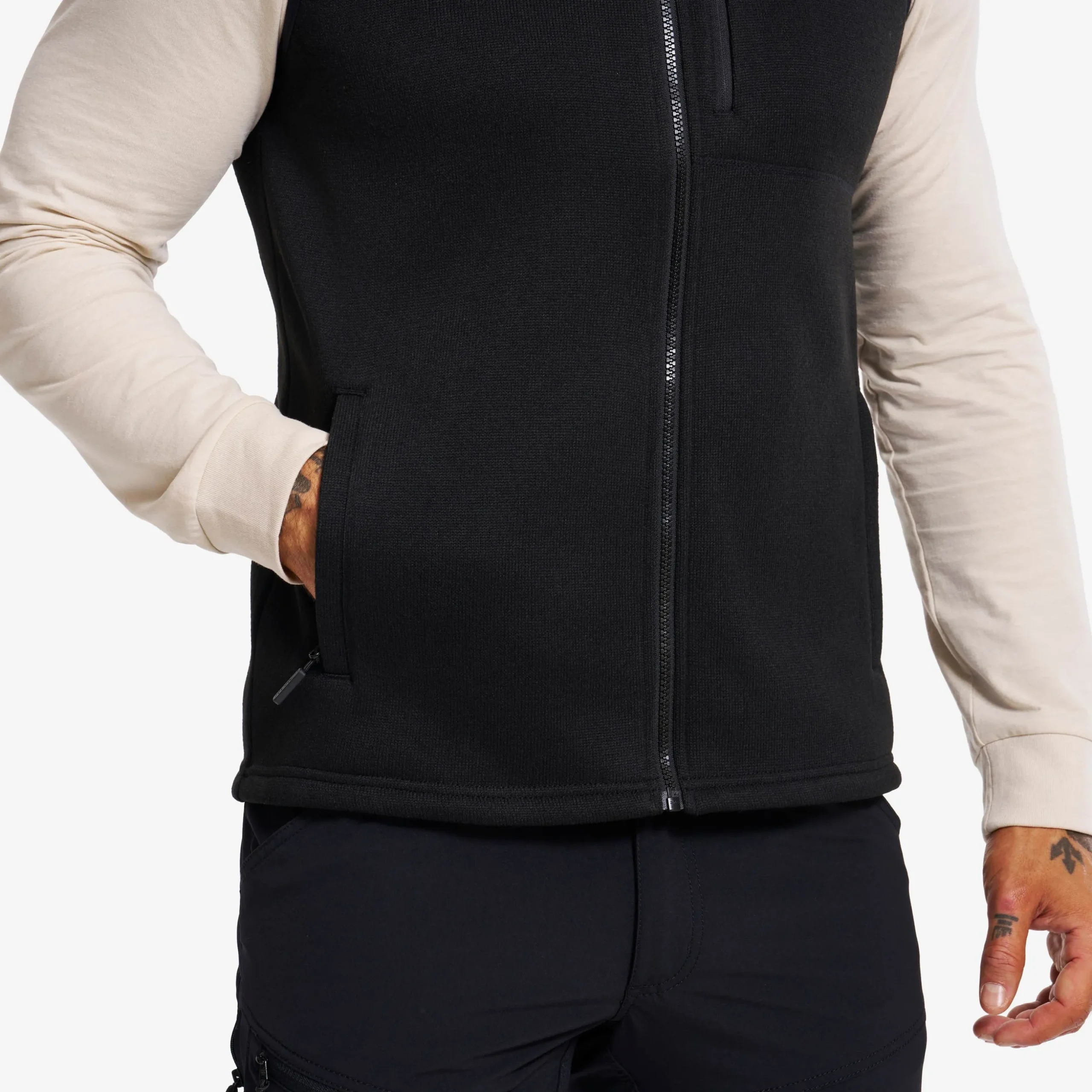 Northbound Fleece Vest Herren Black