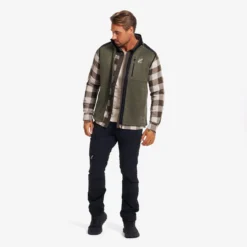 Northbound Fleece Vest Herren Grape Leaf