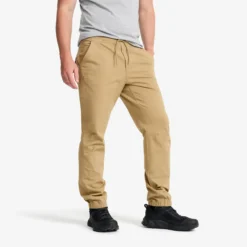Oak Twill Stretch Joggers Herren Kelp Beige