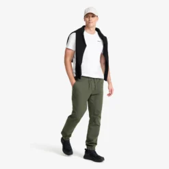 Oak Twill Stretch Joggers Herren Kambaba Green