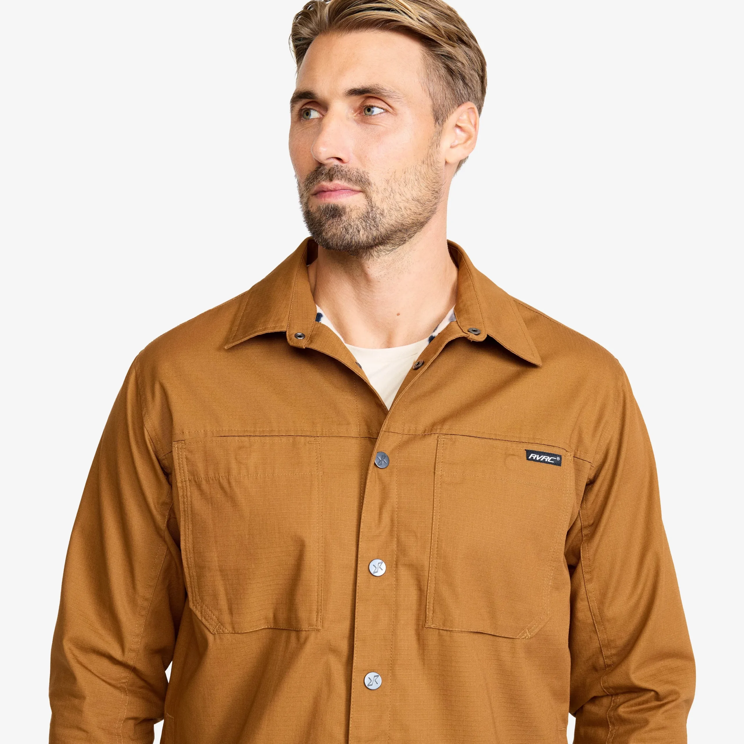 Outback Fleece Lined Overshirt Herren Rubber