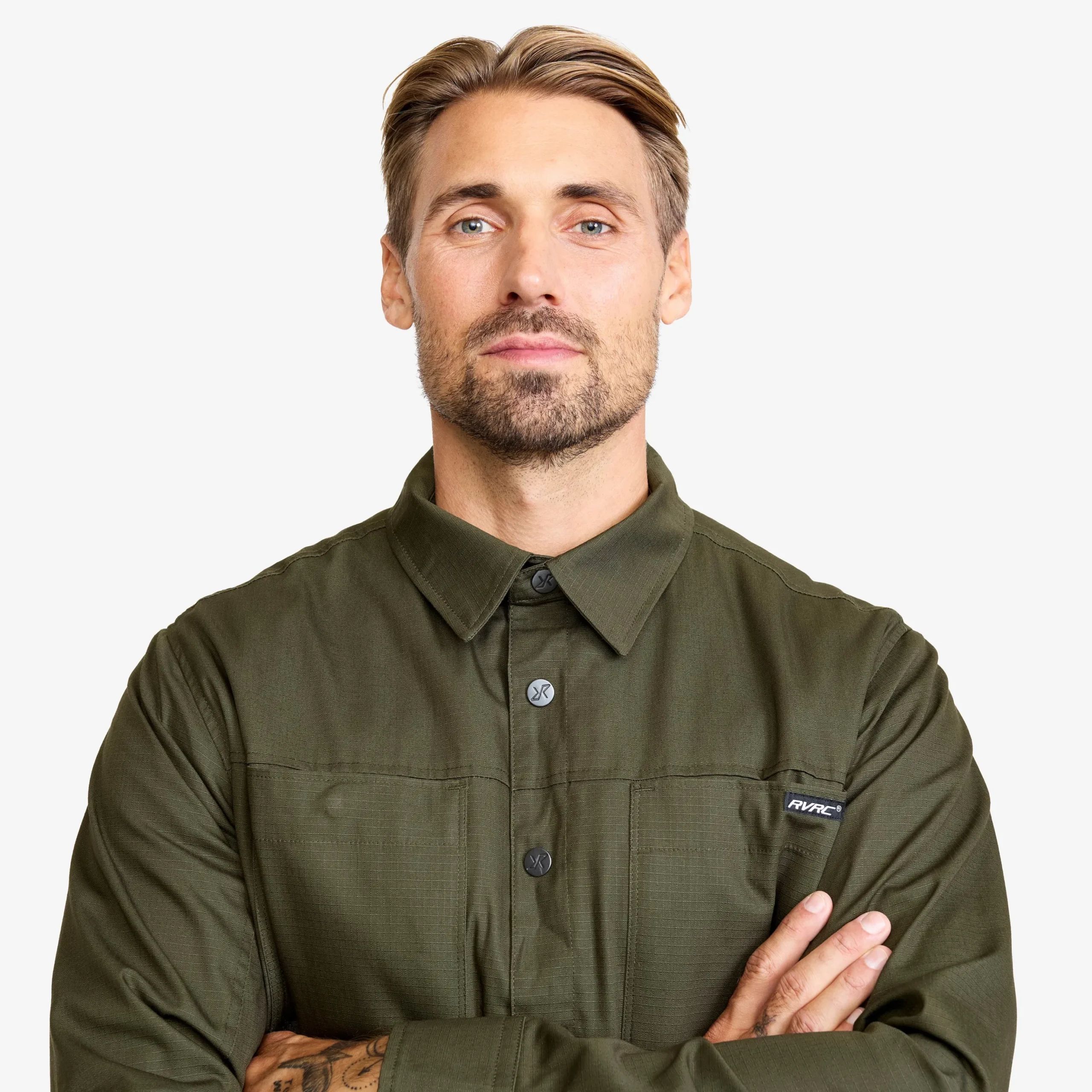 Outback Fleece Lined Overshirt Herren Deep Depths