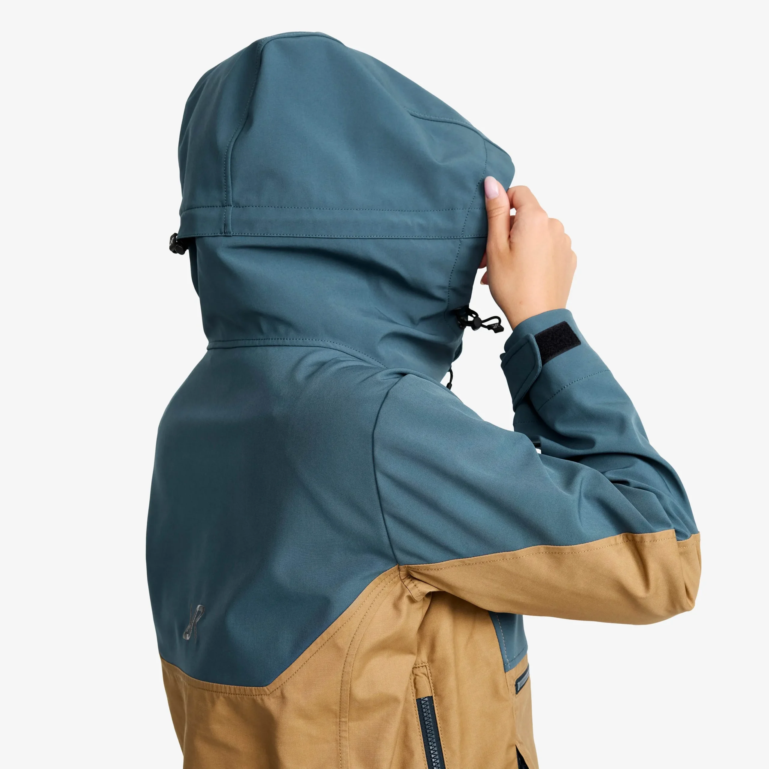 Outdoor Anorak Damen Orion Blue/Kelp Beige