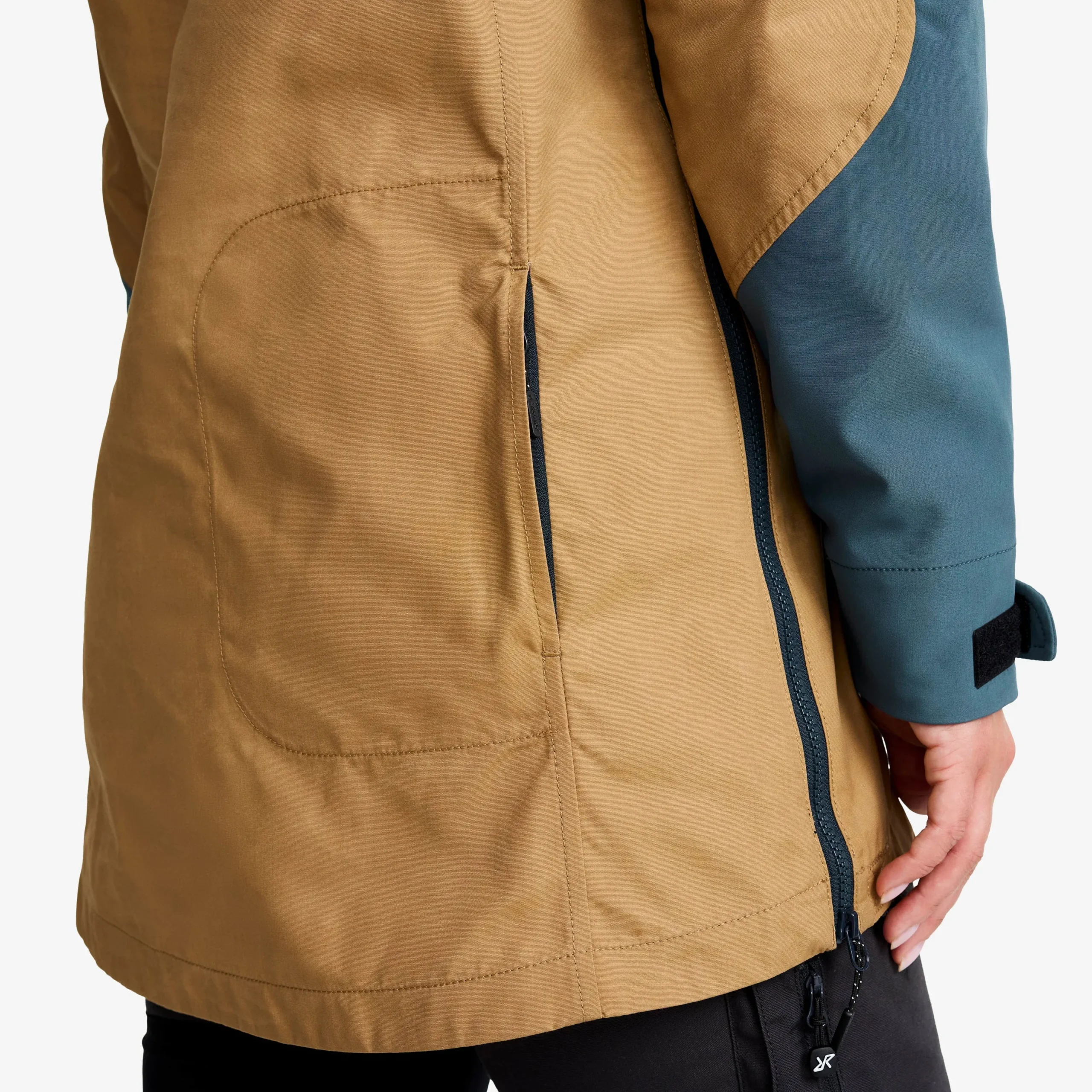 Outdoor Anorak Damen Orion Blue/Kelp Beige