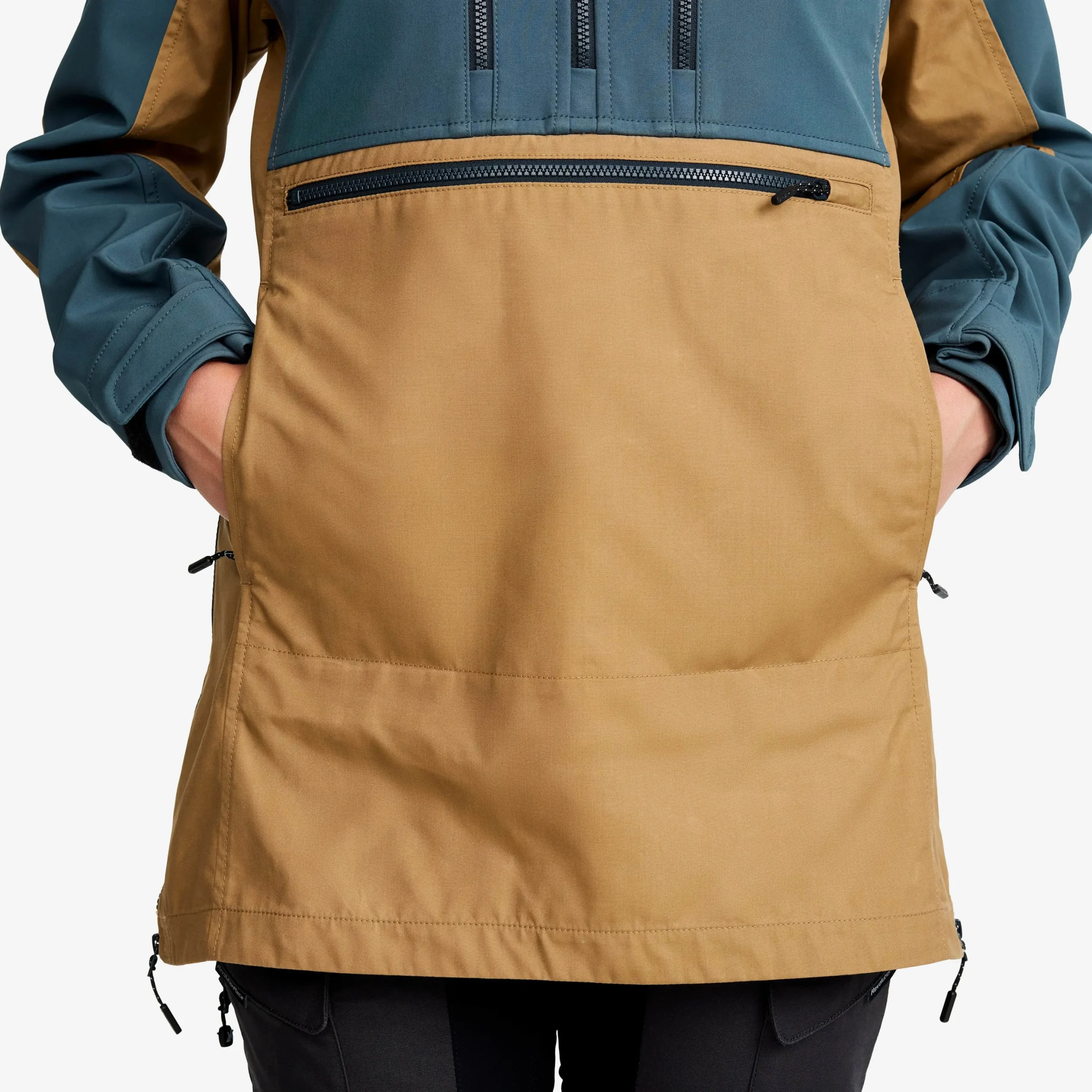 Outdoor Anorak Damen Orion Blue/Kelp Beige