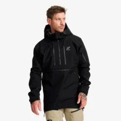 Outdoor Anorak Herren Black