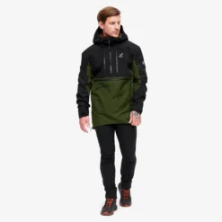 Outdoor Anorak Herren Forest Green