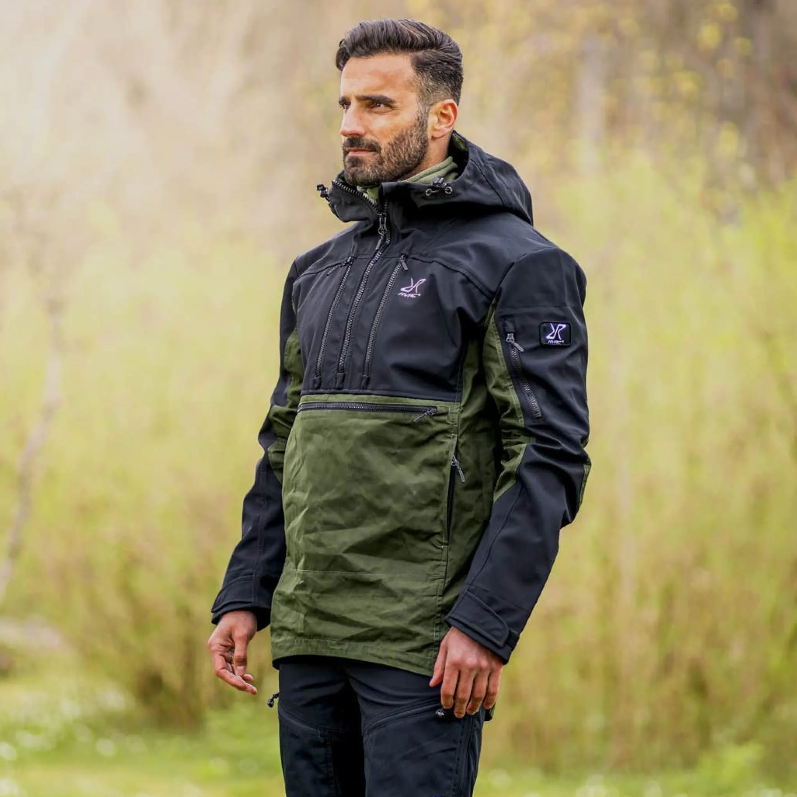 Outdoor Anorak Herren Forest Green