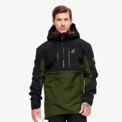 Outdoor Anorak Herren Forest Green