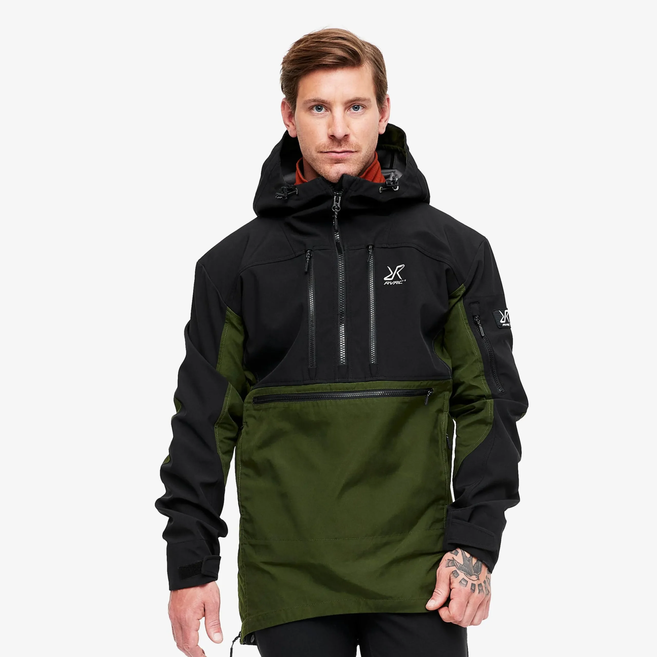 Outdoor Anorak Herren Forest Green