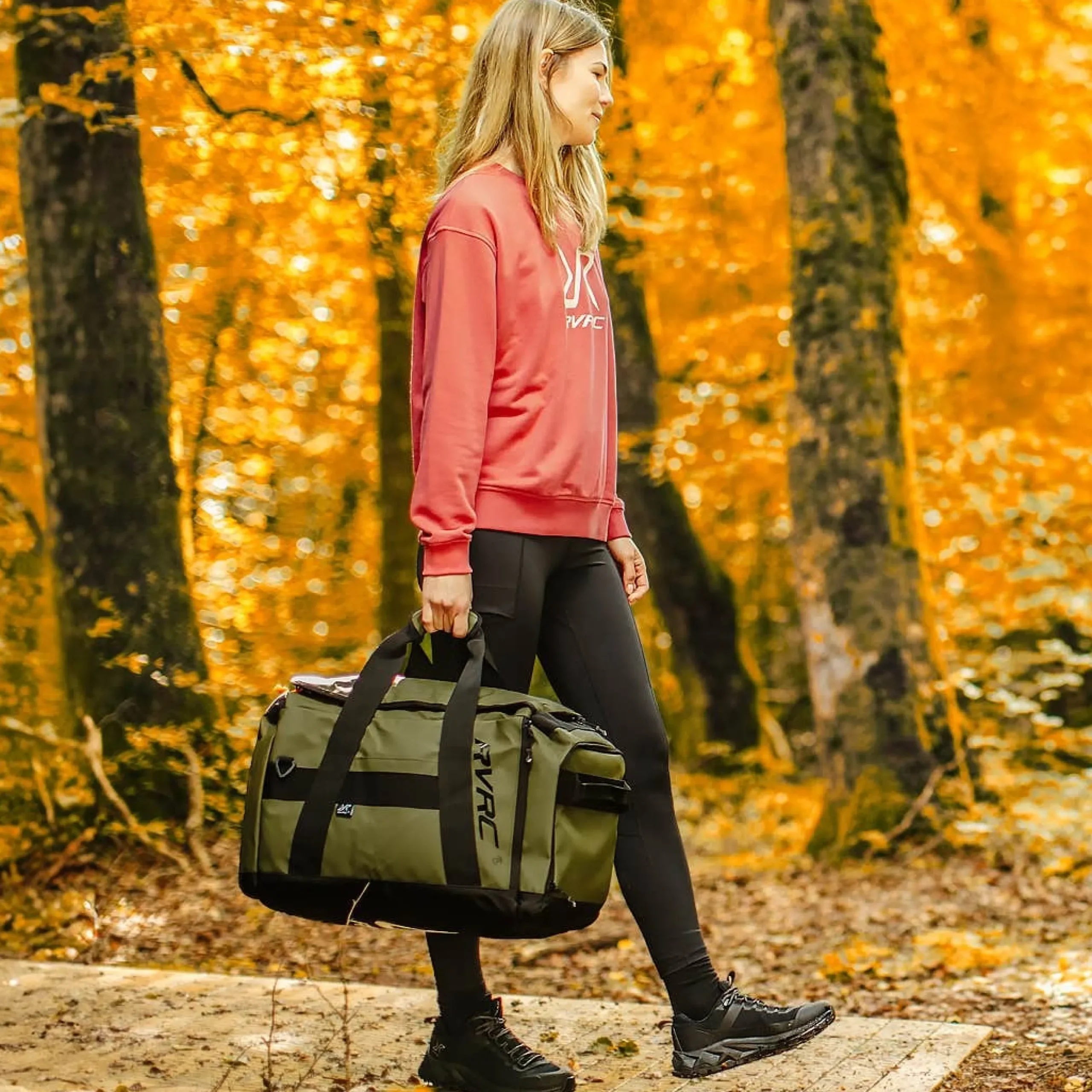 Packable Duffel Bag 40L Grape Leaf