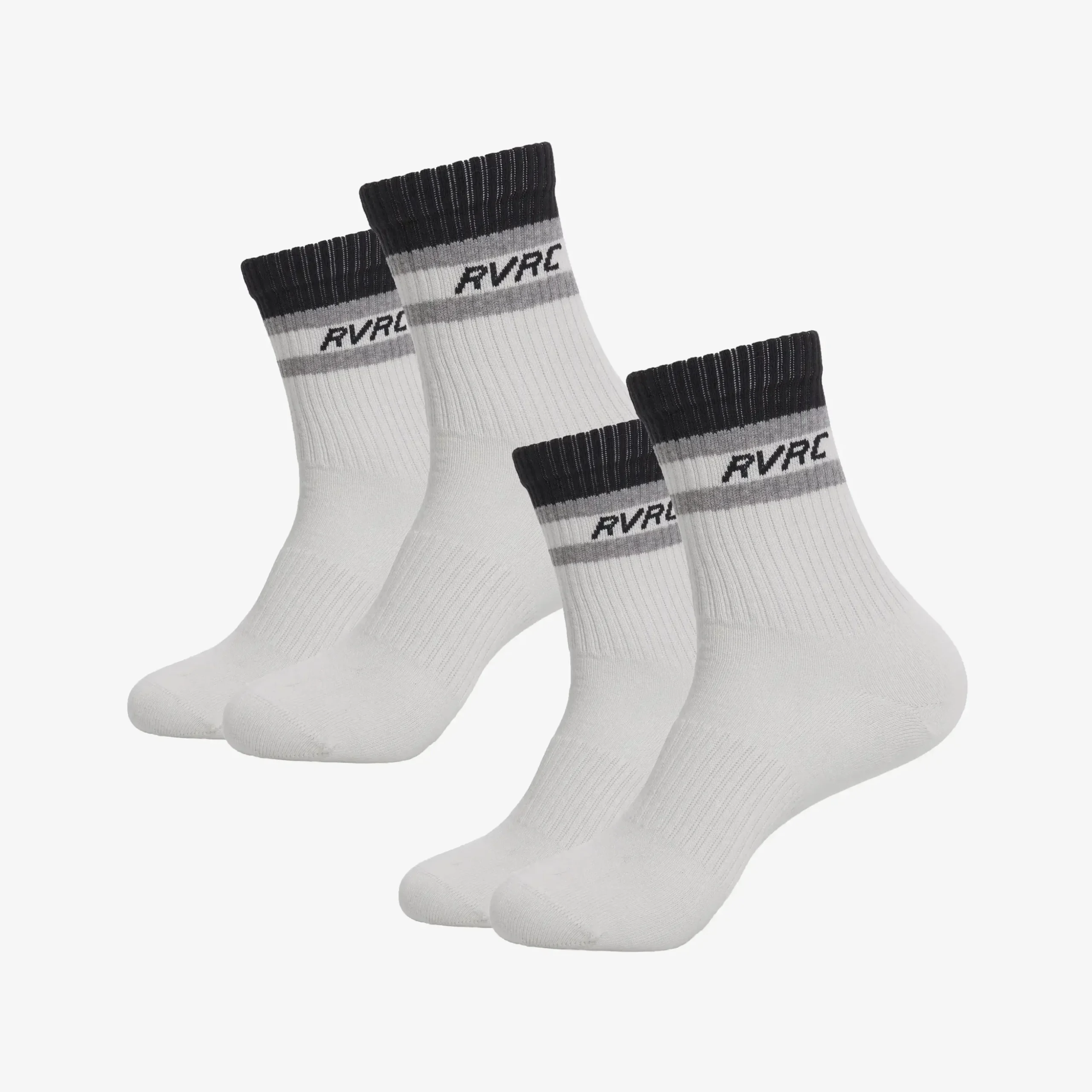 2-pack Daily Striped Socks Grey Melange/Anthracite
