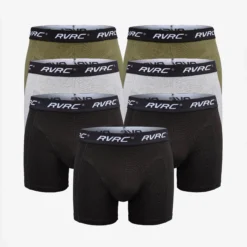 7-pack Ultimate Soft Boxer Herren Grey Melange/Grape Leaf